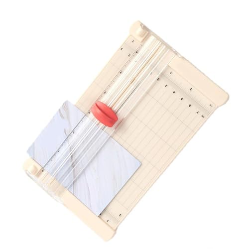 Zerodis Portable Paper Cutter Multipurpose Efficient Clear Scale High Accuracy Paper Trimmer for Scrapbooking Craft School Supplies