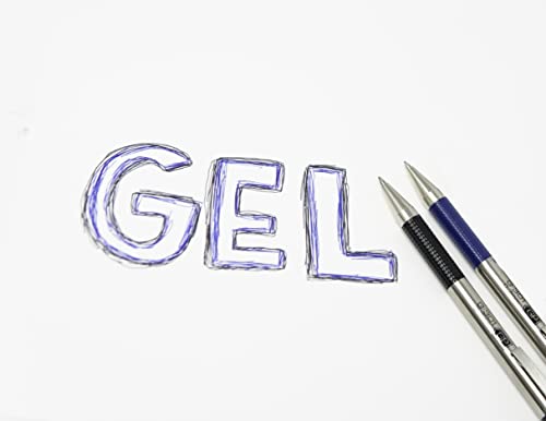 Zebra Pen STEEL G-301 Retractable Gel Pen, Blue Ink, 0.7mm, 4-Pack - color: Blue B