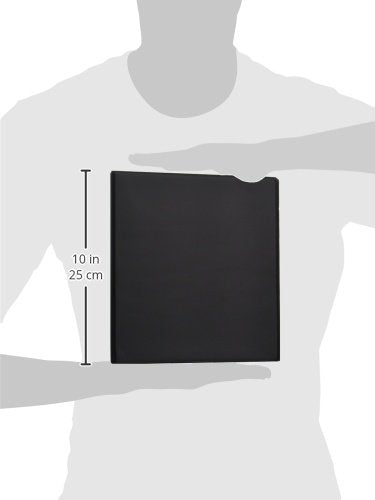 AVERY Mini Binder 2 Inch Round Rings Black | 5.5 x 8.5 Inch | Holds 375 Sheets | With Interior Pockets | Pack of 6 - size: 2" (Pack of 6)