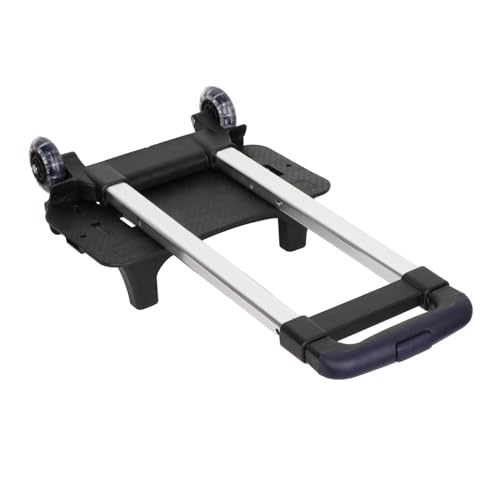 Backpack Trolley Aluminum Alloy 2 Wheels Portable Telescopic Rod Travel Trolley