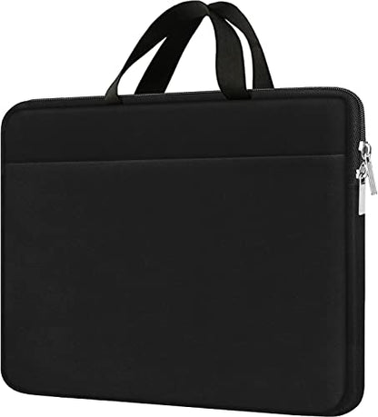 Laptop Case 17.3 Inch, Slim Water Resistant Laptop Sleeve Shockproof Protective Computer Cover Carrying Bag for 17" HP Asus Acer Dell Lenovo Notebook, (Black) - color: Black, size: 17 Inch
