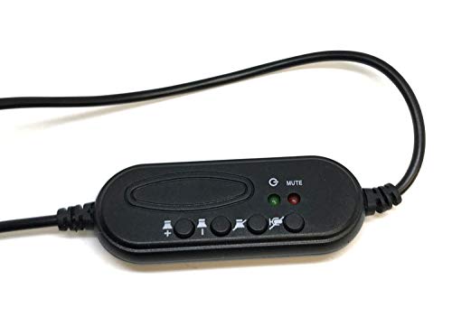 TFD Supplies Wholesale Bulk 5 Pack Stereo USB Headphones with Microphone