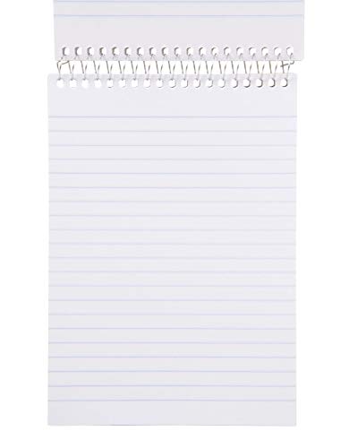 Mintra Office Small Spiral Notebooks (5x7 Top Spiral 4pk, Primary) - color: Primary, size: 5x7 Top Spiral 4pk