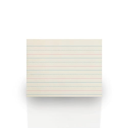 School Smart Zaner-Bloser Writing Paper, Handwriting Practice Lined Paper, Grade K Learning, 1-1/8 Inch Rule, 10-1/2 x 8 Inches, 500 Sheets (Pack of 10) - size: 10.5" x 8" (Pack of 10), style: 1-1/8 Inch Ruled