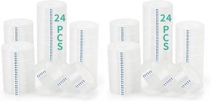 OWLKELA 24 Rolls Transparent Tape Refills, Clear Tape, All-Purpose Transparent Glossy Tape for Office, Home, School (Pack of 2) - size: 24 Pcs (Pack of 2)