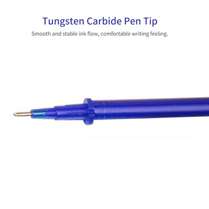 0.5 mm Erasable Gel Pen Refills Liquid Gel Ink Pen Refills Retractable Pens Refills Study Office Family (100pcs Blue)