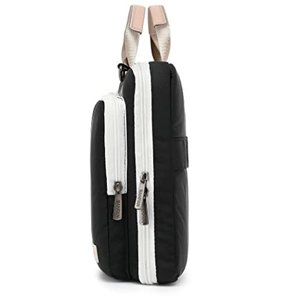 360° Protective Muti-Pockets Laptop Shoulder Bag Sleeve Case,Laptop Briefcase for 15.6 inch and 16 inch Laptop (Black) - color: Black, size: 15 inch-15.6 inch