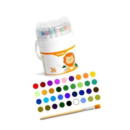 Twistable Crayon, Smooth Gliding Drawing Crayon Water Cleanable Washable CrayonSet, Perfect for Youngly Artists and Beginner Smooth Coloring - color: 36 Colors