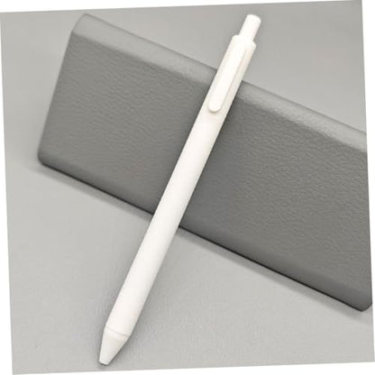 HANABASS 12pcs Retractable Gel Pens with Quick Dry Ink and Comfortable Plastic Grip, Smooth Writing Pens for Exams and Daily Journaling, Minimalist Stylish Design for Office and School Use