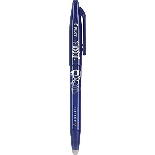 Pilot, FriXion Ball Erasable & Refillable Gel Ink Pens, Fine Point 0.7 mm, Pack of 6, Blue - color: Blue