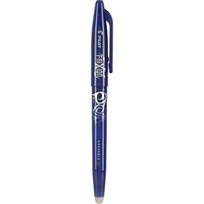 Pilot, FriXion Ball Erasable & Refillable Gel Ink Pens, Fine Point 0.7 mm, Pack of 6, Blue - color: Blue