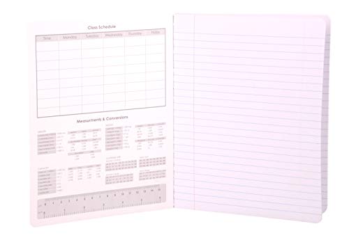 Mintra Office Composition Books - Sturdy Flexible Cover (4 Pack, Black Marble Comp - Wide Ruled) - color: Black Marble Comp - Wide Ruled, size: 4 Pack