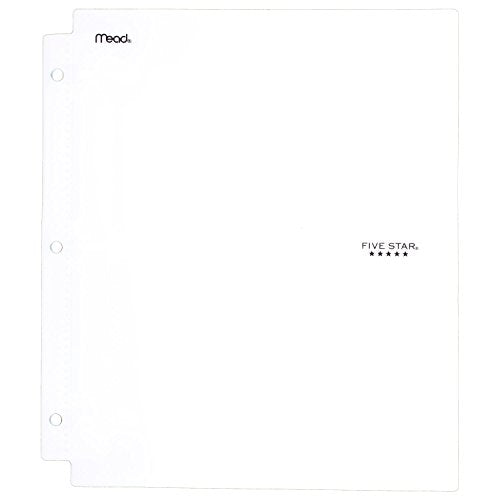 Five Star 2 Pocket Folders with Prong Fasteners, Folder with Pockets, Plastic, Color Selected For You, 1 Count (34084)