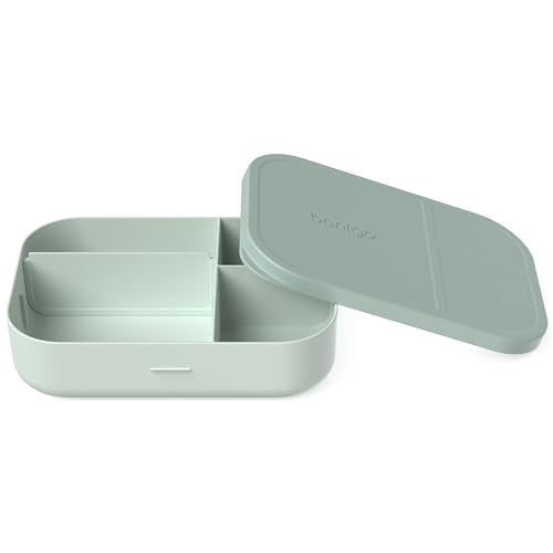 Bentgo® Modern Tray with Matte Lid - Reusable, BPA-Free, Meal Prep Containers for Adults with Removable Divider - 3 or 4 Compartments for Healthy Portioned Meals At Home & On the Go (Mint Green) - color: Mint Green