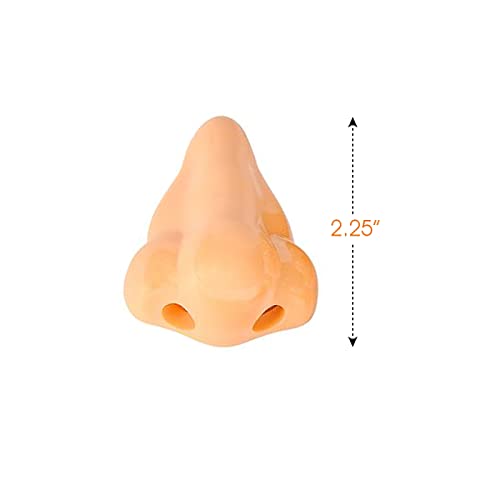 ArtCreativity Nose Pencil Sharpeners for Kids (Pack of 12) Cool School Supplies for Boys and Girls, Funny Gag Gifts, Birthday Party Favors for Toddlers, Classroom Teacher Rewards and Prizes