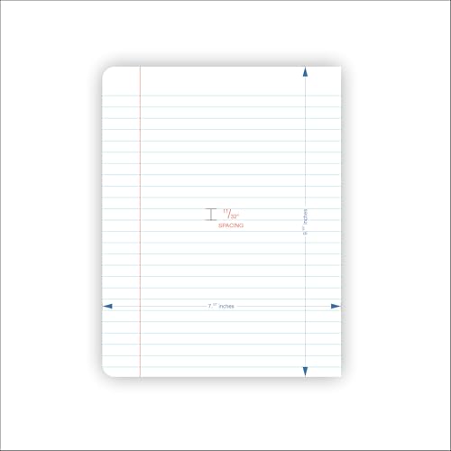 Composition Book – 100 Sheets, Wide Ruled, 9.75 x 7.5 inch – Durable Flex Cover – School & Office Use – Pack of 2 - color: Black Marble, size: Pack of 2