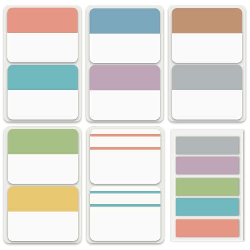 ELII 300 Pcs Tabs 2 Inch Sticky Index Tabs,Writable Book Tabs Pastel | Page Tabs Colored Page Markers, Tabs for Books, Notebook Tabs, Tabs for Annotating Books,Repositionable, Smooth Writing - color: Pastel