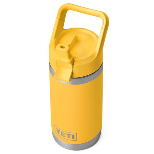 YETI Rambler Jr. 12 oz Kids Bottle, with Straw Cap - color: Alpine Yellow