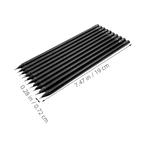 20pcs Wooden Hb Pencils for Drawing and Sketching Smooth Writing Ergonomic Grip Art Supplies for Students and Artists