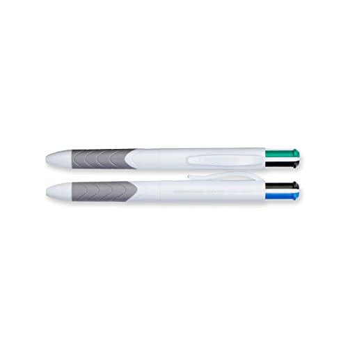Paper Mate InkJoy Quatro Retractable Ballpoint Pens, 4 Colors in 1 Pen, Medium Point (1.0mm), 3 Count - Convenient, Note-Taking, Comfortable Grip, Ultra Smooth Ink