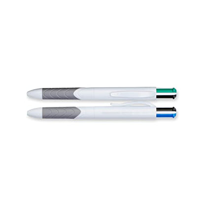Paper Mate InkJoy Quatro Retractable Ballpoint Pens, 4 Colors in 1 Pen, Medium Point (1.0mm), 3 Count - Convenient, Note-Taking, Comfortable Grip, Ultra Smooth Ink