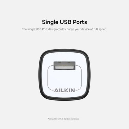 5 Pack USB Outlet Plug, Charger Block, Single Port USB-A Wall Charging Cube | USB AC Power Plug for iPhone Android Samsung Galaxy Google Pixel, MultiPack Phone Charger Brick Box Base Adaptor Cargador - size: 6ft, style: USB Wall Charger
