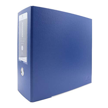 3-Ring Premium High-Capacity Binder - Navy, 5.5" Spine, by Bindertek | 900 Sheet Capacity, 4" D-Rings, Linen-Textured Covers, Steel Reinforced Edges, Spine Label Included - color: Navy, size: 5.5" Spine