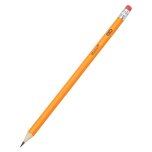 Madisi Wood-Cased #2 HB Pencils Bulk, 1000 Count, Pre-sharpened | Box of Number 2 Pencils, Yellow, School Pack
