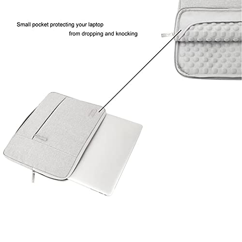 MOSISO Laptop Case 13.3 inch, 13-13.3 inch Laptop Sleeve with Handle Compatible with MacBook Air/Pro 13/Pro 14 M5 M4 M3 M2 M1,HP Dell ASUS Lenovo, Polyester Multifunctional Computer Bag, Gray - color: Gray, size: 13.3 inch