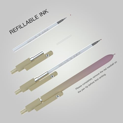 Black Gel Pens, Retractable Gel Ink Refills Bulk for Twist Pens, Fine Point 0.7mm Ink, Smooth Writing Retractable Click Refills(15 Pcs Pen Refills-Black Ink-0.7mm) - style: 15 Pcs Black Ink refills-0.7mm