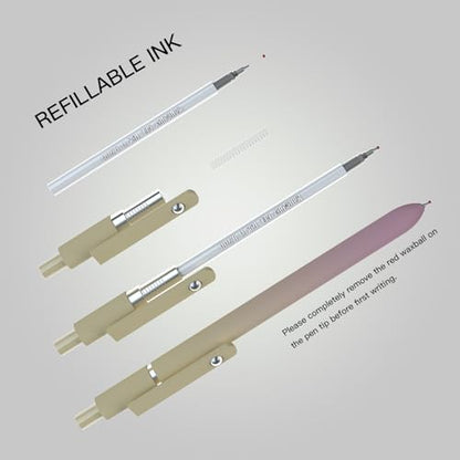 Black Gel Pens, Retractable Gel Ink Refills Bulk for Twist Pens, Fine Point 0.7mm Ink, Smooth Writing Retractable Click Refills(15 Pcs Pen Refills-Black Ink-0.7mm) - style: 15 Pcs Black Ink refills-0.7mm