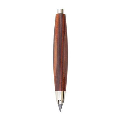Rosewood Clutch Pencil 5.6mm Lead Holder Gift Set with Sharpener and Box of Leads, Chubby Octagonal Barrel Wooden Sketching & Drawing Pencil for Artists (Red Rosewood Triangular Barrel) - style: Red Rosewood Triangular Barrel