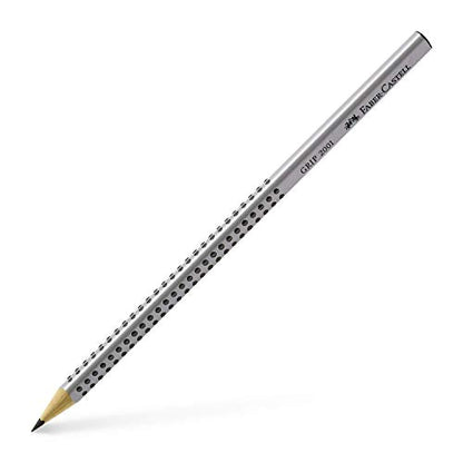 Faber-Castell Blacklead Pencil GRIP 2001 HB Pack Of 12 - size: 1 Count (Pack of 12), style: HB Grading