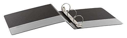 Cardinal Economy 3 Ring Binder, 2 Inch, Presentation View, Black, Holds 475 Sheets, Nonstick, PVC Free, 4 Pack of Binders (79522) - size: 2-Inch