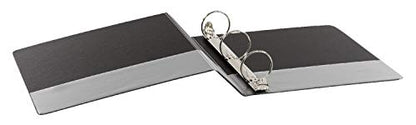 Cardinal Economy 3 Ring Binder, 2 Inch, Presentation View, Black, Holds 475 Sheets, Nonstick, PVC Free, 4 Pack of Binders (79522) - size: 2-Inch