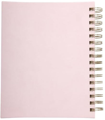 WORLD TRAVELER 2026 Planner Weekly & Monthly Hardcover Spiral Agenda | Hardcover Spiral Lay-Flat Binding, Weekly and Monthly Planning Pages, January to December 2026, 7x8.75 Compact Format - color: White/Golden Peony