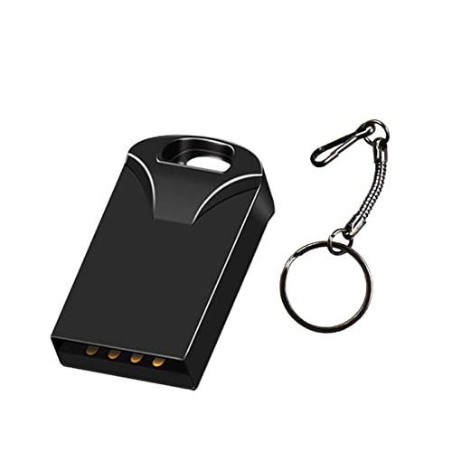 Super Mini USB Flash Drives Memory Sticks Pendrives Jumpdrive Thumb Drive with Waterproof Dustproof Shockproof (Black 8GB) - color: Black 8GB