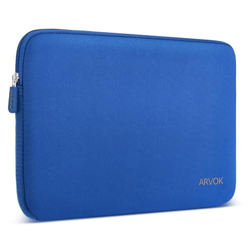 Arvok 13 13.3 14 Inch Laptop Sleeve Case for MacBook Pro/MacBook Air 13-14 inch, Water-Resistant Notebook Chromebook Computer Pouch, Carrying Bag Cover for HP/Dell/Lenovo/Asus/Acer, Dark Blue - color: Dark Blue, size: 13.3 inch