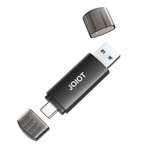 128GB USB C Flash Drive Dual USB 3.1 Flash Drive Type C + USB A Portable Type-C Flash Drive 2-in-1 USB-C Thumb Drive for Smartphone Tablet Computer Mac iPhone 15 Black - size: 128GB (USB 3.1), style: 1 Pack