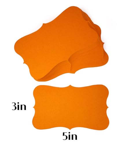 PPAPPAPPIYO 3x5 index card/Set of 72 Blank index cards 180gsm (Orange) - color: Orange