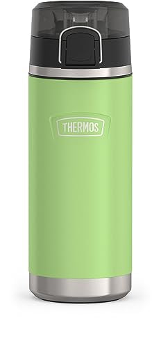 THERMOS ICON 18 oz Leak‑Proof Insulated Water Bottle with Spout, Keeps Drinks Cold 16 Hours, Carry Handle, Dishwasher Safe, Great for Travel, Work, School and Sports, Lime - color: Lime, size: 18 Ounces