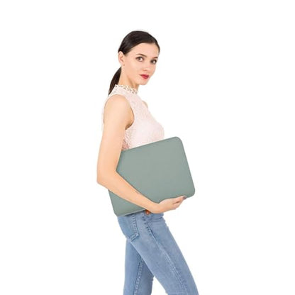 MOSISO Laptop Case 13.3 inch, 13-13.3 inch Laptop Sleeve Bag Compatible with MacBook Air/Pro 13/Pro 14 M5 M4 M3 M2 M1, HP Dell ASUS Lenovo, Neoprene Computer Sleeve Bag with Small Case, Antique Green - color: Antique Green, size: 13.3 inch