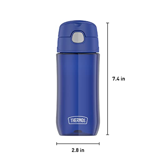 THERMOS FUNTAINER 16 Ounce Plastic Hydration Bottle with Spout, Blueberry - color: Blueberry