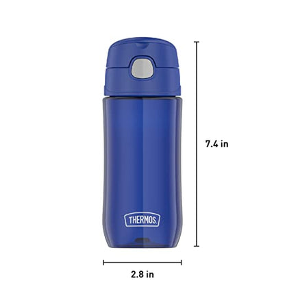THERMOS FUNTAINER 16 Ounce Plastic Hydration Bottle with Spout, Blueberry - color: Blueberry