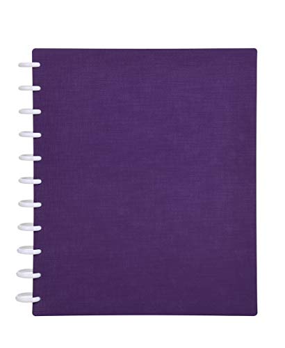 Talia Discbound Notebooks, Planner, Customizable, (Strong Purple, Letter (8.5in x 11in)) - color: Strong Purple, size: Letter (8.5in x 11in)