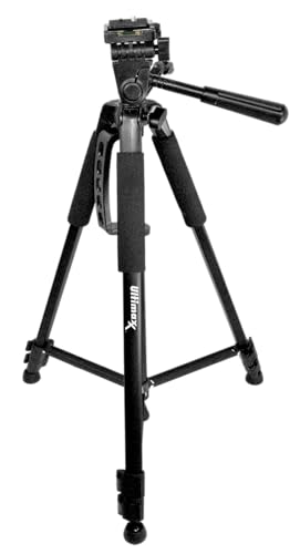 Ultimaxx 60" Inch Lightweight Portable Camera Tripod Stand with Carrying Bag for Sony, Nikon, Canon, Olympus, Pentax, Panasonic, Samsung Cameras and Camcorders