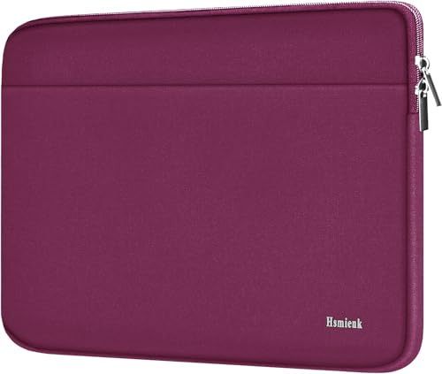 Laptop Case 14 inch, Shockproof Protective Notebook Cover Bag with Accessory Pocket, Carrying Laptop Sleeve Compatible for MacBook HP Lenovo Dell Asus Acer, Rose Red - color: Rose Red, size: 14 Inch