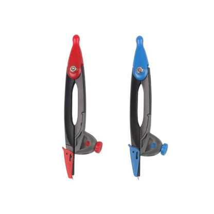 SHOWERORO Student Compasses Set 10 Pieces Geometry Drawing Tools Lightweight Plastic and Metal Drafting Kit for School and Office Use Teaching Tool for Students and Teachers Random Color