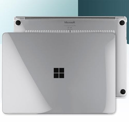 Batianda Premium Case for Surface Laptop 13.8 Inch 2024-2026, Crystal Clear | Fits Surface Laptop 7th/8th for Business 1.2mm Lightweight Ultra-Slim Hard Shell with Keyboard Cover & Screen Protector - color: Transparent