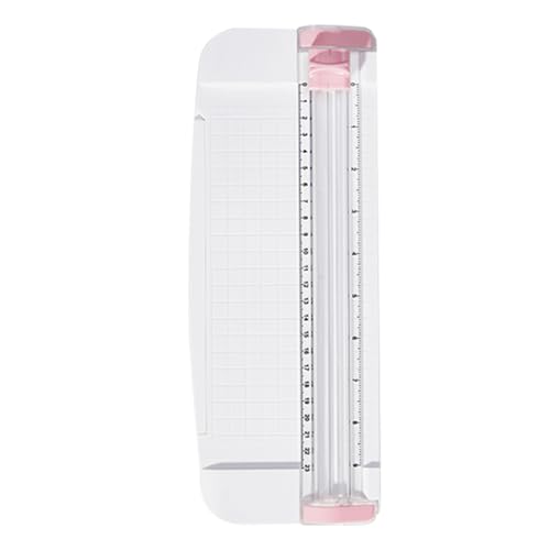 Dioche Mini A5 Paper Trimmer - Portable Craft Cutting Machine with Safety Vane/Wing & Extendable Ruler for Photos, Cards, Scrapbooking & DIY Projects